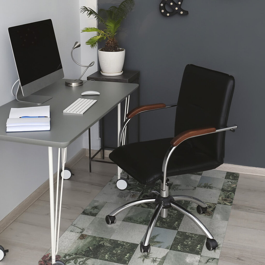 Apsauginis grindų kilimėlis Decormat Atogrąžų pataisa, įvairių spalvų kaina ir informacija | Biuro kėdės | pigu.lt
