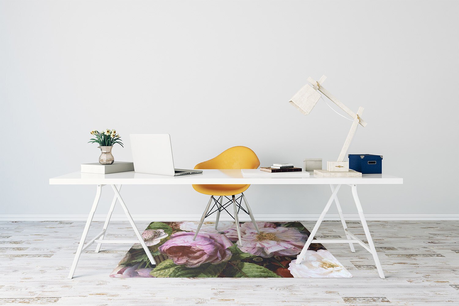Apsauginis grindų kilimėlis Decormat Sodo rožės, įvairių spalvų kaina ir informacija | Biuro kėdės | pigu.lt