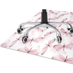 Apsauginis grindų kilimėlis Decormat „Pink Dragonfly“, įvairių spalvų kaina ir informacija | Biuro kėdės | pigu.lt