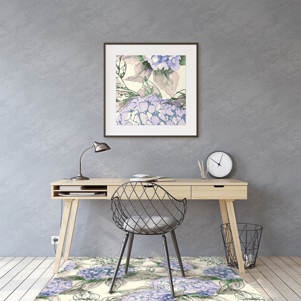 Apsauginis grindų kilimėlis Decormat Hortenzija, įvairių spalvų kaina ir informacija | Biuro kėdės | pigu.lt