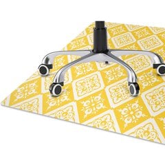 Apsauginis grindų kilimėlis Decormat Geltonos ir baltos spalvos, įvairių spalvų kaina ir informacija | Biuro kėdės | pigu.lt