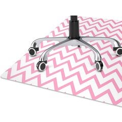 Apsauginis grindų kilimėlis Decormat Rožiniai zigzagai, įvairių spalvų kaina ir informacija | Biuro kėdės | pigu.lt