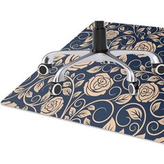 Apsauginis grindų kilimėlis Decormat Vintažinės auksinės rožės, įvairių spalvų цена и информация | Офисные кресла | pigu.lt