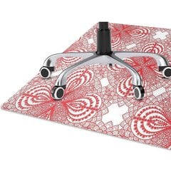 Apsauginis grindų kilimėlis Decormat Raudoni nėriniai, įvairių spalvų kaina ir informacija | Biuro kėdės | pigu.lt