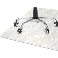 Apsauginis grindų kilimėlis Decormat Trikampių modelis, įvairių spalvų kaina ir informacija | Biuro kėdės | pigu.lt