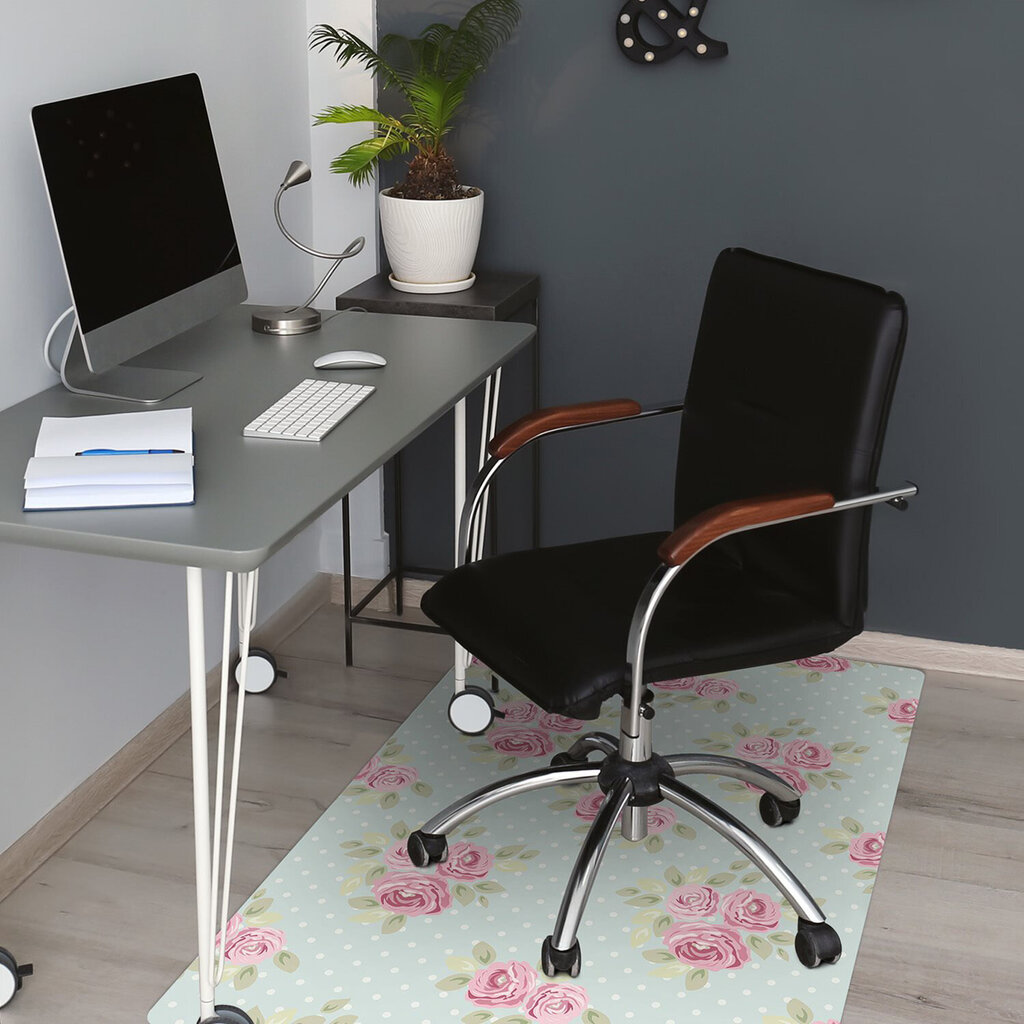 Apsauginis grindų kilimėlis Decormat Rožinės puokštės, įvairių spalvų kaina ir informacija | Biuro kėdės | pigu.lt