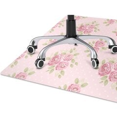 Apsauginis grindų kilimėlis Decormat Rožinė puokštė, įvairių spalvų kaina ir informacija | Biuro kėdės | pigu.lt