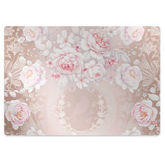 Apsauginis grindų kilimėlis Decormat Baltos rožės, įvairių spalvų kaina ir informacija | Biuro kėdės | pigu.lt