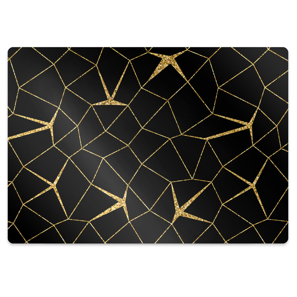 Apsauginis grindų kilimėlis Decormat Mozaikinis auksas ir juodas, įvairių spalvų kaina ir informacija | Biuro kėdės | pigu.lt
