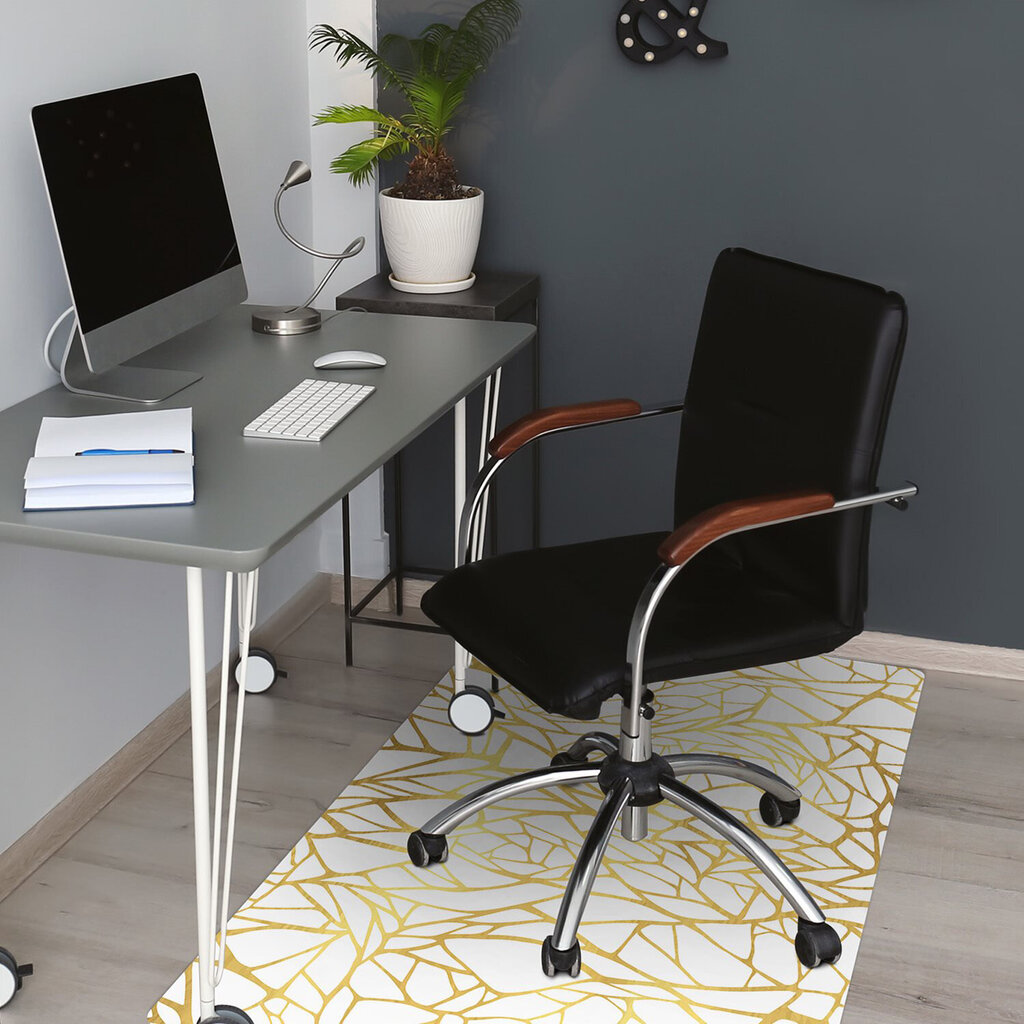 Apsauginis grindų kilimėlis Decormat Auksinis ornamentas, įvairių spalvų цена и информация | Biuro kėdės | pigu.lt