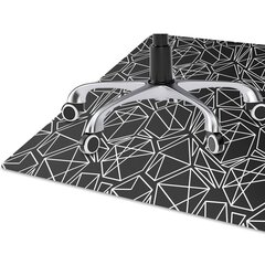 Apsauginis grindų kilimėlis Decormat Geometrinės formos, įvairių spalvų kaina ir informacija | Biuro kėdės | pigu.lt