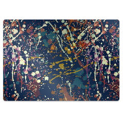 Apsauginis grindų kilimėlis Decormat Akvarelės dėmės, įvairių spalvų цена и информация | Офисные кресла | pigu.lt