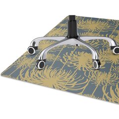 Apsauginis grindų kilimėlis Decormat Gėlės auksinis, įvairių spalvų цена и информация | Офисные кресла | pigu.lt