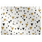 Apsauginis grindų kilimėlis Decormat Auksas ir juodi trikampiai, įvairių spalvų цена и информация | Biuro kėdės | pigu.lt