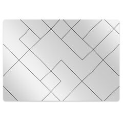 Apsauginis grindų kilimėlis Decormat Linijos ir kvadratai, įvairių spalvų цена и информация | Офисные кресла | pigu.lt