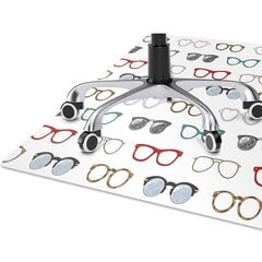 Apsauginis grindų kilimėlis Decormat Retro akiniai, įvairių spalvų kaina ir informacija | Biuro kėdės | pigu.lt