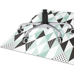 Apsauginis grindų kilimėlis Decormat Modelis su trikampiais, įvairių spalvų цена и информация | Офисные кресла | pigu.lt