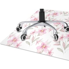 Apsauginis grindų kilimėlis Decormat Rožinės gėlės, įvairių spalvų kaina ir informacija | Biuro kėdės | pigu.lt