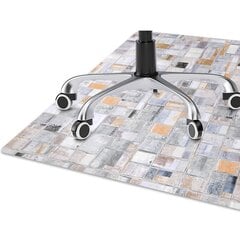 Apsauginis grindų kilimėlis Decormat Spalvingos plytelės, įvairių spalvų kaina ir informacija | Biuro kėdės | pigu.lt