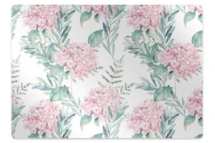 Apsauginis grindų kilimėlis Decormat Šviesiai rožinės gėlės, įvairių spalvų kaina ir informacija | Biuro kėdės | pigu.lt