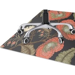 Apsauginis grindų kilimėlis Decormat Retro gėlės, įvairių spalvų kaina ir informacija | Biuro kėdės | pigu.lt
