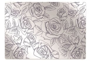 Apsauginis grindų kilimėlis Decormat Mėlynos rožės, įvairių spalvų цена и информация | Офисные кресла | pigu.lt