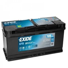 Prekė su pažeidimu.Akumuliatorius Exide 105 Ah 950 A EN 12V kaina ir informacija | Prekės su pažeidimu | pigu.lt