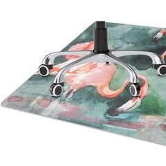 Apsauginis grindų kilimėlis Decormat Dažyti flamingos, įvairių spalvų kaina ir informacija | Biuro kėdės | pigu.lt