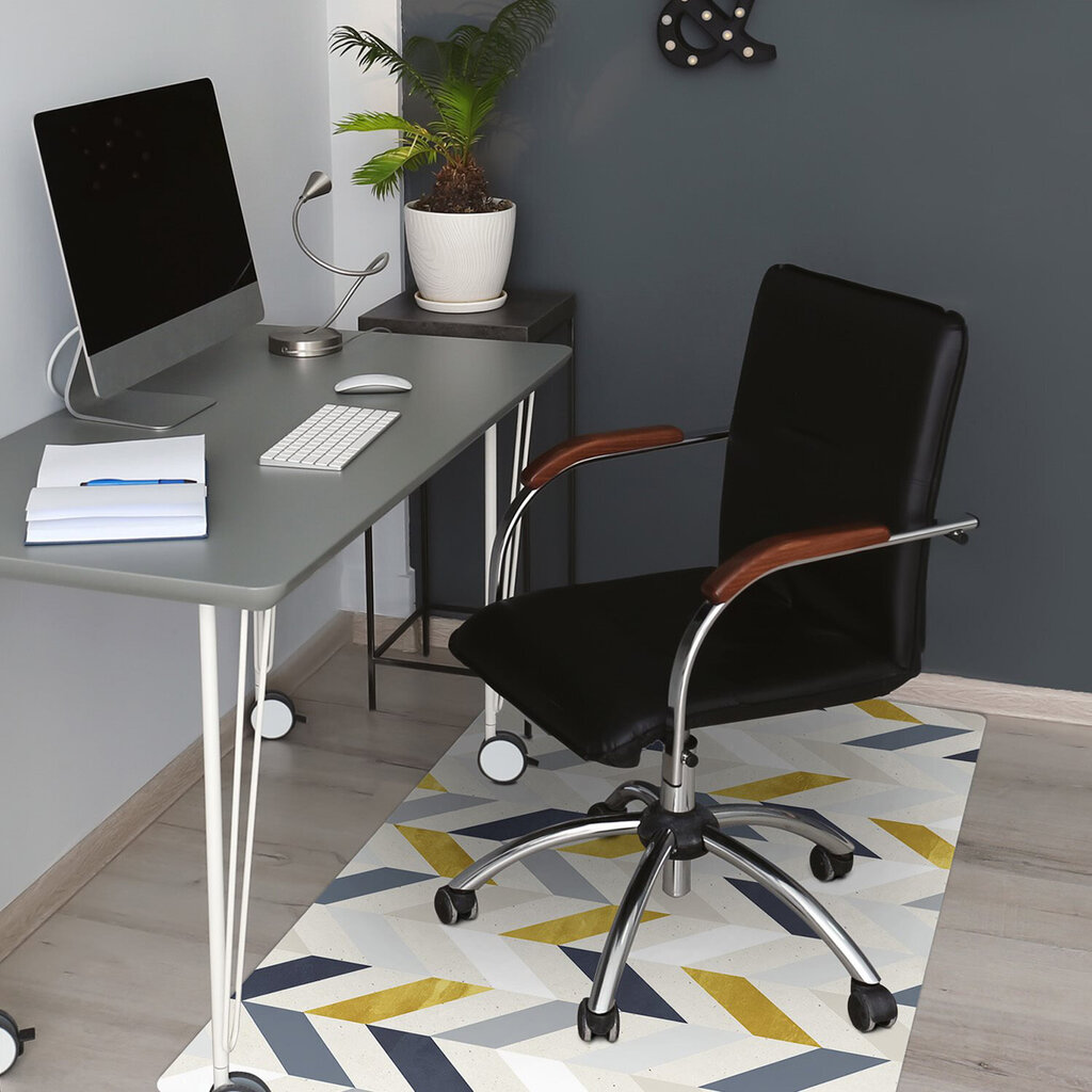 Apsauginis grindų kilimėlis Decormat Linijos silkė, įvairių spalvų kaina ir informacija | Biuro kėdės | pigu.lt
