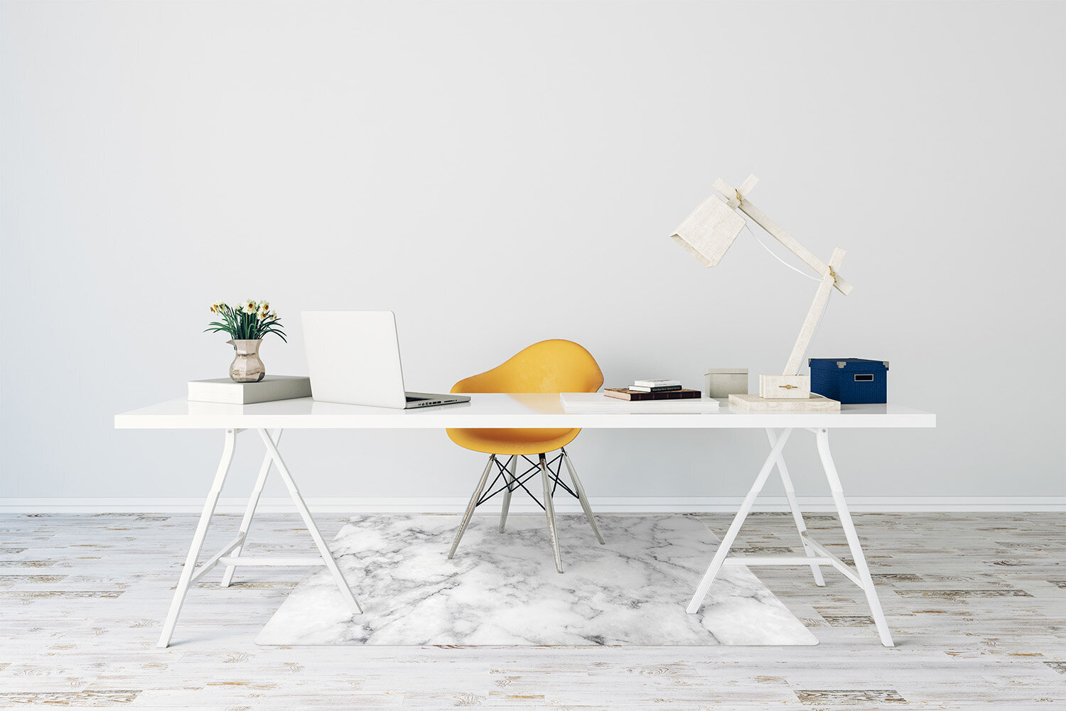 Apsauginis grindų kilimėlis Decormat Baltas marmuras, įvairių spalvų kaina ir informacija | Biuro kėdės | pigu.lt