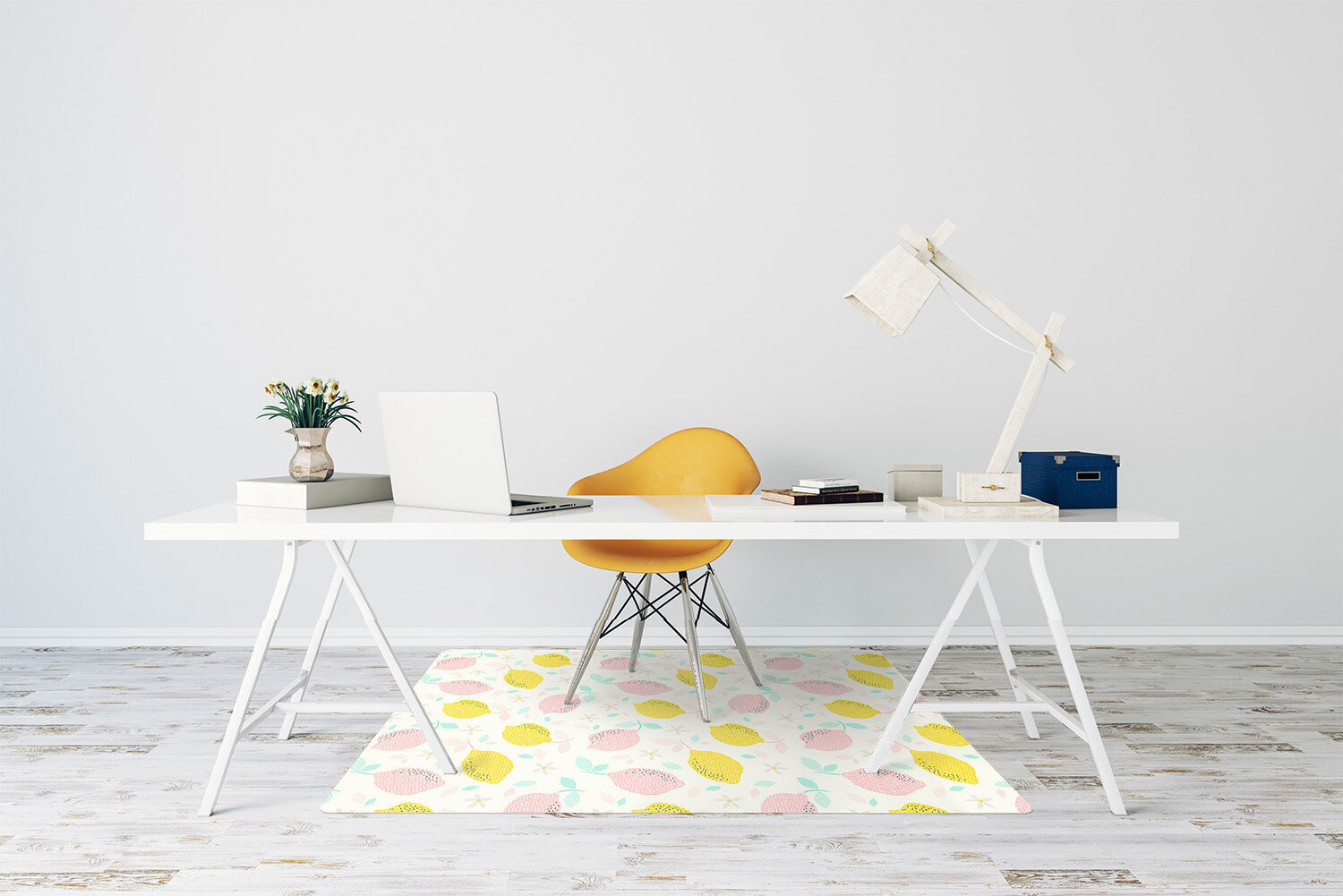 Apsauginis grindų kilimėlis Decormat Citrinos, įvairių spalvų kaina ir informacija | Biuro kėdės | pigu.lt