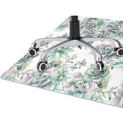 Apsauginis grindų kilimėlis Decormat Akvarelės gėlė, įvairių spalvų цена и информация | Офисные кресла | pigu.lt