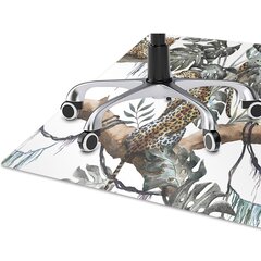 Apsauginis grindų kilimėlis Decormat Leopardai ant šakos, įvairių spalvų kaina ir informacija | Biuro kėdės | pigu.lt