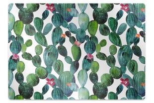 Apsauginis grindų kilimėlis Decormat Kaktusas su gėlėmis, įvairių spalvų kaina ir informacija | Biuro kėdės | pigu.lt