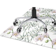 Apsauginis grindų kilimėlis Decormat Rožinės orchidėjos, įvairių spalvų kaina ir informacija | Biuro kėdės | pigu.lt