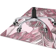 Apsauginis grindų kilimėlis Decormat Rožinė palmių medis, įvairių spalvų kaina ir informacija | Biuro kėdės | pigu.lt