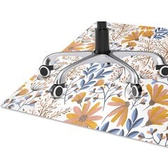 Apsauginis grindų kilimėlis Decormat Dažytos gėlės, įvairių spalvų kaina ir informacija | Biuro kėdės | pigu.lt