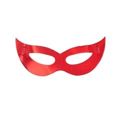 Akių kaukė Domino, 10 vnt., raudona kaina ir informacija | Karnavaliniai kostiumai | pigu.lt