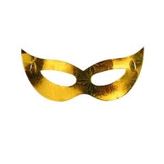 Akių kaukė Domino, 10 vnt., auksinė kaina ir informacija | Karnavaliniai kostiumai | pigu.lt