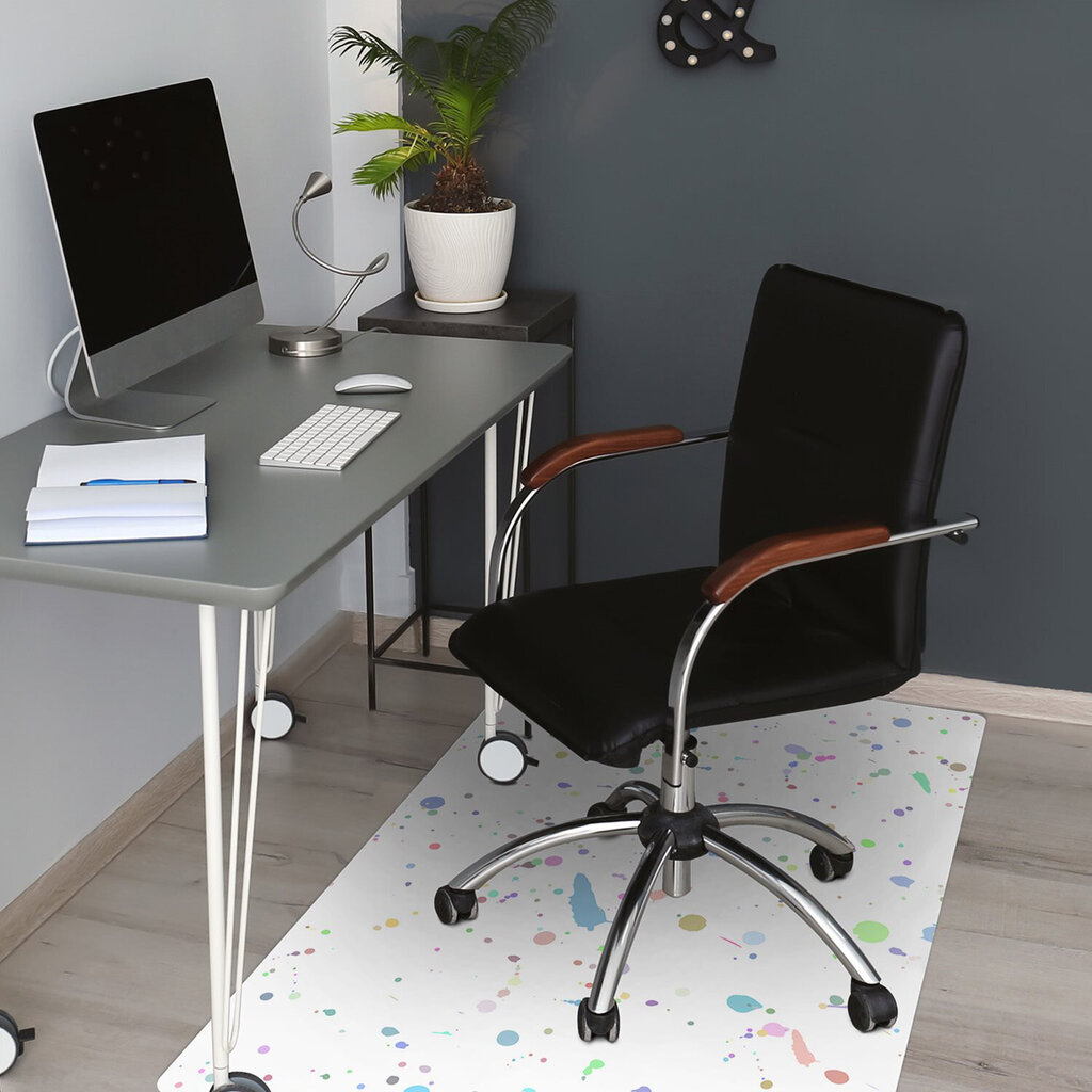 Apsauginis grindų kilimėlis Decormat Dažų dėmė, įvairių spalvų kaina ir informacija | Biuro kėdės | pigu.lt