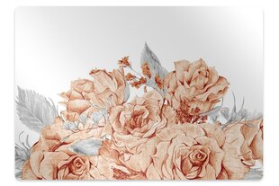 Apsauginis grindų kilimėlis Decormat Žydinčios rožės, įvairių spalvų kaina ir informacija | Biuro kėdės | pigu.lt