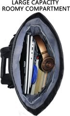 Kuprinė su USB jungtimi Kroser, juoda цена и информация | Рюкзаки и сумки | pigu.lt
