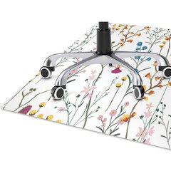 Apsauginis grindų kilimėlis Decormat Lauko gėlės, įvairių spalvų kaina ir informacija | Biuro kėdės | pigu.lt