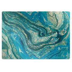 Apsauginis grindų kilimėlis Decormat Abstrakcija mėlyna, įvairių spalvų kaina ir informacija | Biuro kėdės | pigu.lt