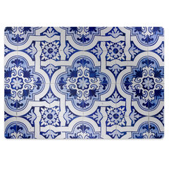 Apsauginis grindų kilimėlis Decormat Mėlynos plytelės, įvairių spalvų цена и информация | Офисные кресла | pigu.lt