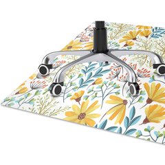 Apsauginis grindų kilimėlis Decormat Gėlių vaizdas, įvairių spalvų kaina ir informacija | Biuro kėdės | pigu.lt