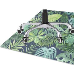 Apsauginis grindų kilimėlis Decormat Egzotiški lapai, įvairių spalvų kaina ir informacija | Biuro kėdės | pigu.lt