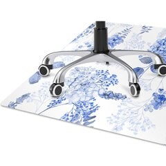 Apsauginis grindų kilimėlis Decormat Mėlynoji hortenzija, įvairių spalvų kaina ir informacija | Biuro kėdės | pigu.lt