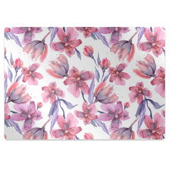 Apsauginis grindų kilimėlis Decormat Pastelinės gėlės, įvairių spalvų kaina ir informacija | Biuro kėdės | pigu.lt