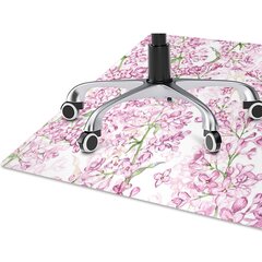 Apsauginis grindų kilimėlis Decormat Alyvinės gėlės, įvairių spalvų kaina ir informacija | Biuro kėdės | pigu.lt